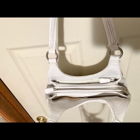 Shoulder Bag. Snake Skin. White - Picture 3 of 4